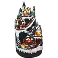 thumbnail image 1 of Christmas Village Mountain Houses with Moving Train Lighted Musical Snow Village Collectible Building Perfect Addition to Your Christmas Indoor Decorations & Holiday Displays, 1 of 6