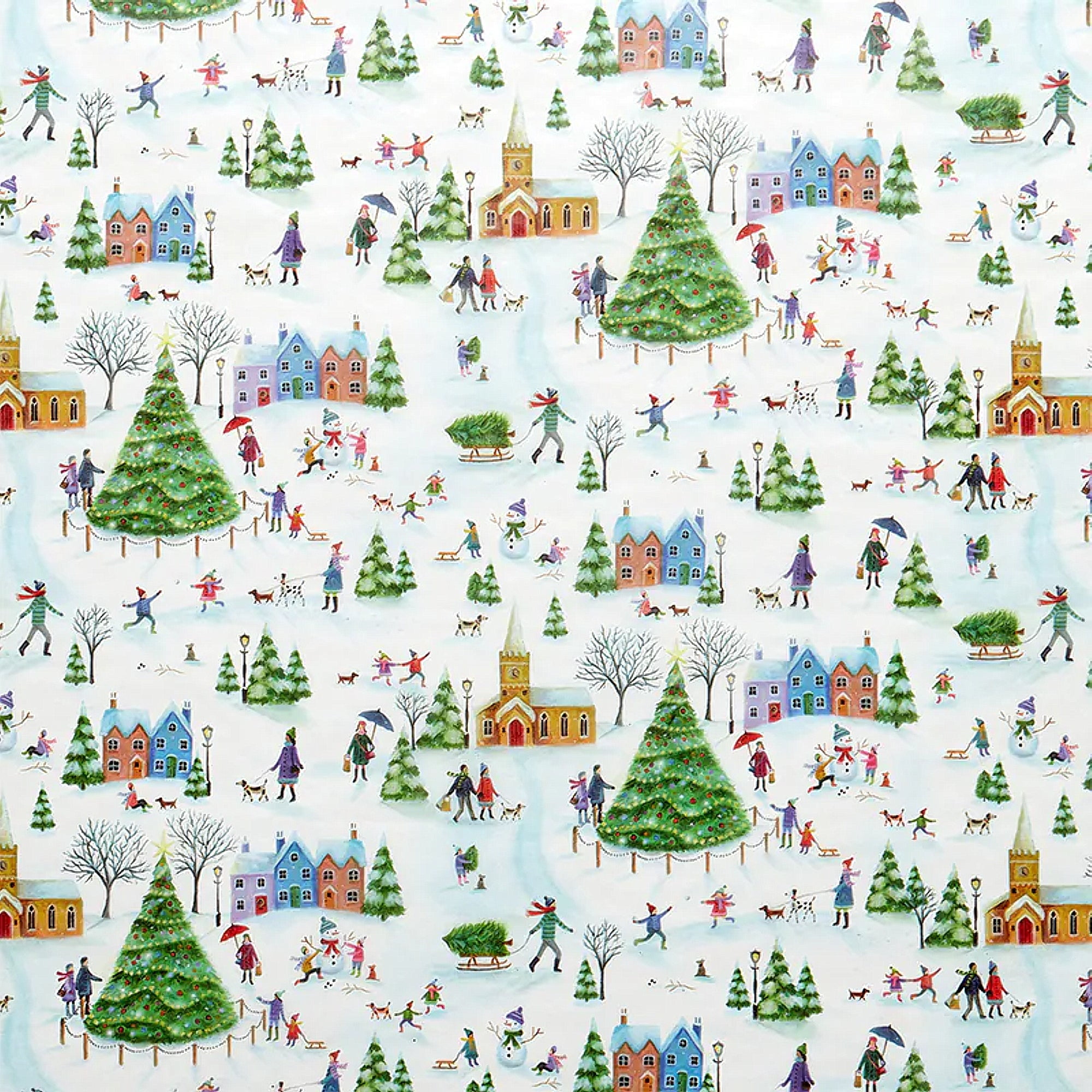Christmas Village Premium Tissue Paper - 20in. x 30in. - 36 Sheets (43J607)