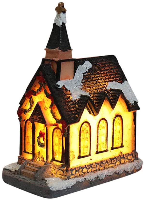 Christmas Village Sets LED Lighted Christmas Village Houses with