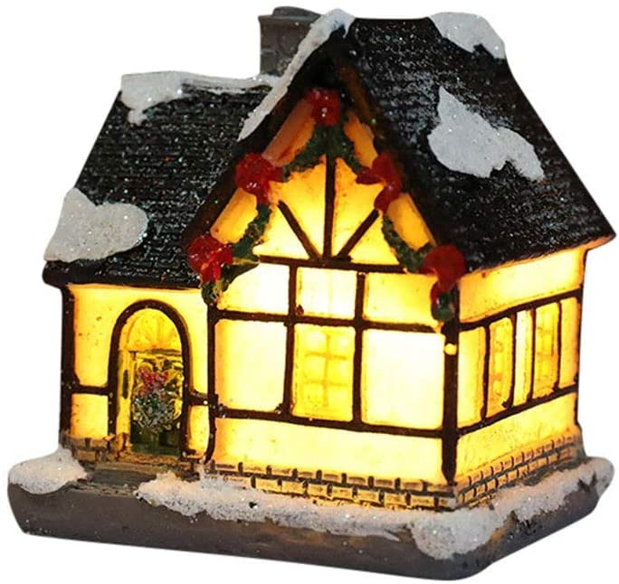 Christmas Village Sets LED Lighted Christmas Village Houses with