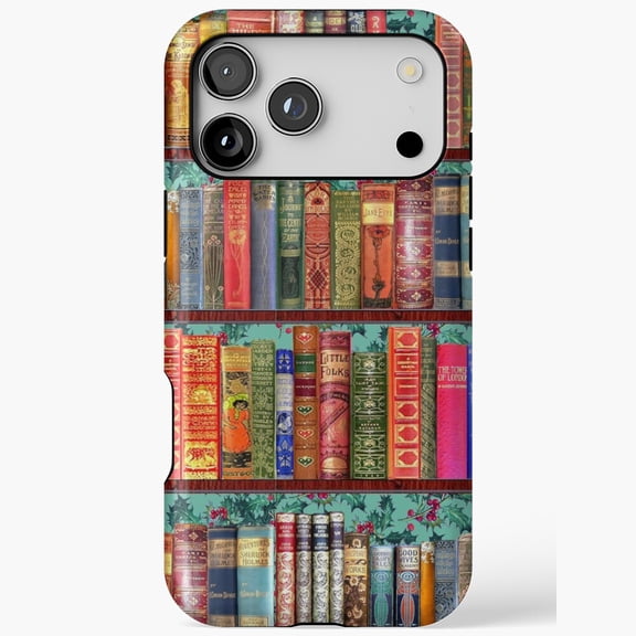 Christmas Vintage Book Holly Case for iPhone 11 12 13 14 15 16 17 Pro Max