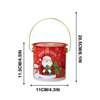 Christmas Vintage Cookie Jar Cookie Jars with Lid For Kitchen Counter Airtight Jar Cookies Containers Cookies Tin With Lids For Gift Giving Large Storage Box Empty Box for Gift 4.5x4.3in