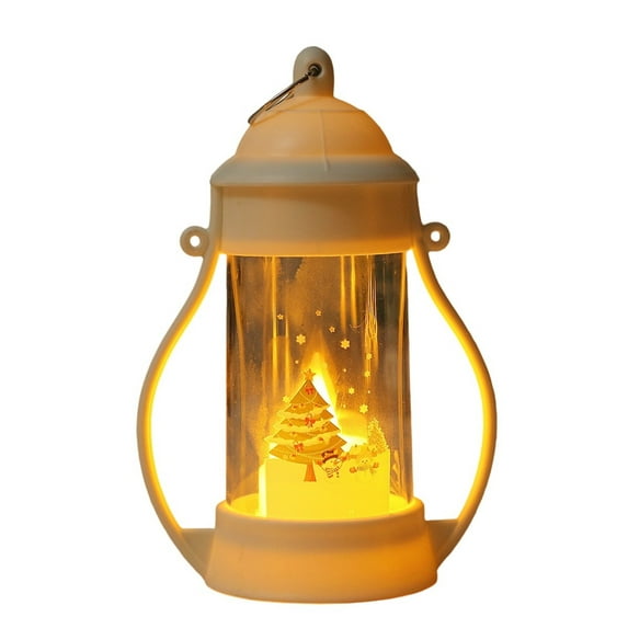 Christmas Vintage LED Farm Outdoor Decoration, Battery Powered Long-Lasting Beautiful Holiday Decor, Version C, Retro Style