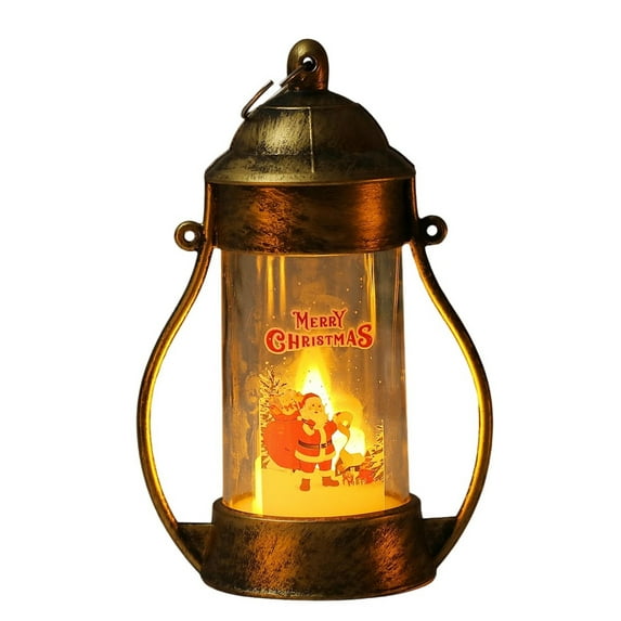 Christmas Vintage LED Farm Outdoor Decoration, Battery Powered Long-Lasting Beautiful Holiday Decor, Version E, Retro Style