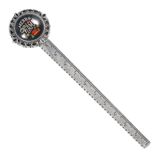Christmas Vintage Silver Lace-Edged Bookmark: a Gift for Readers and Book Lovers