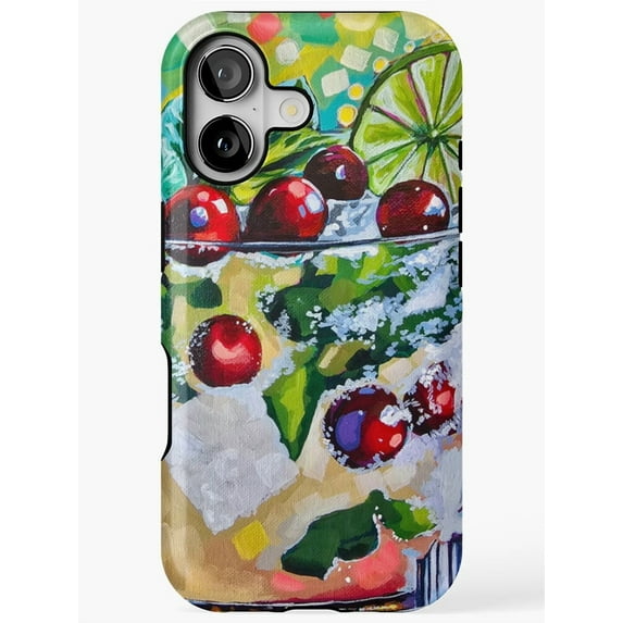 Christmas Vodka Mojito Holiday Drink Phone Case for iPhone 17 16 15 14 13 12 11 Pro Max
