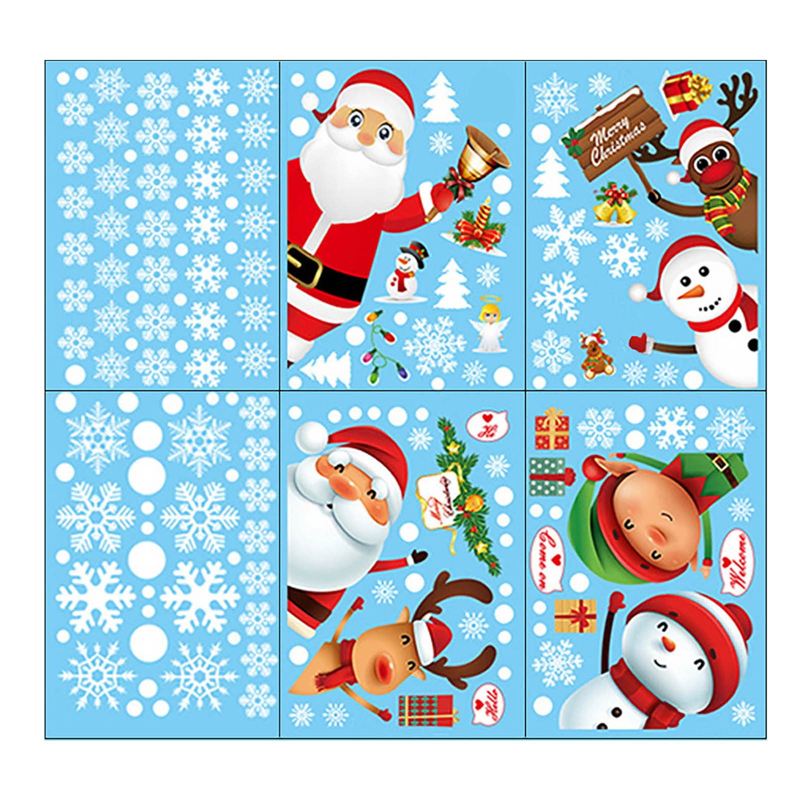 Christmas Wall Decals Kiteky Christmas Stickers Christmas Window