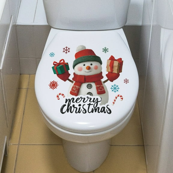 Christmas Wall Stickers For Kids Room Decor Festive Holiday Background Decoration Removable Vinyl Art 1Pc 0.11Lb Weight Easy To Apply And Remove For Bedroom Living Room