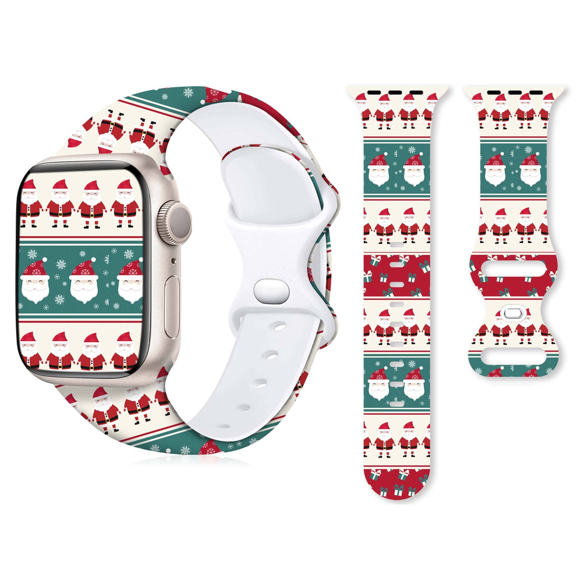 Christmas Watch Band Compatible with Apple Watch 38mm 40mm 41 mm 42mm