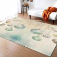 Christmas Watercolor Tree Branches Carpet For Home Living Room Bedroom