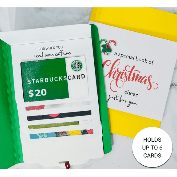 Christmas Waterfall Gift Card Booklet (Red Booklet)