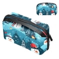 thumbnail image 1 of Christmas Waterproof Oxford Fabric Charger Case with Charger Pouch, Cable Organizer, and Cord & Cable Organizer- Digital Travel Bag- 5.9x9.44x3.14 in, 1 of 6