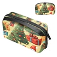 thumbnail image 1 of Christmas Waterproof Oxford Fabric Charger Case with Charger Pouch, Cable Organizer, and Cord & Cable Organizer- Digital Travel Bag- 5.9x9.44x3.14 in, 1 of 6