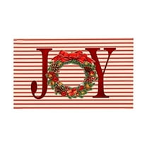 Christmas Welcome Mat – Holiday Entry Rug for Front Door, Indoor Outdoor Anti-Slip Doormat for Porch, Kitchen, Bathroom Seasonal Decor