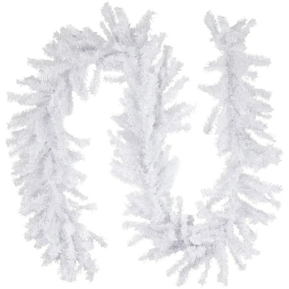 Christmas White Fake Vines Decorations, 8.9Ft Creative Rattans Wall Hanging Christmas Decorations, Christmas Artificial Vines, Exquisite Ivy Vines Christmas Ornaments for Home Decor