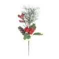 thumbnail image 1 of Christmas White Pine Cutting – Frosted Plastic Needle Branch for Tree, Wreath, Garland, Centerpiece, DIY Holiday Decor, 1 of 5