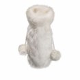 thumbnail image 1 of Christmas White Plush Wine Bottle Cover, Soft Fuzzy Outerwear Decor Adding Party Table Atmosphere for Dinner Restaurant, 1 of 4