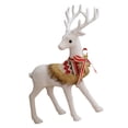 thumbnail image 1 of Christmas White Reindeer Figurine Realistic Christmas Reindeer Display Ornament Perfect For Holiday Decorations, 1 of 9