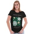 thumbnail image 1 of Christmas White Xmas Let It Snow Womens Slim Fit Graphic Tee Brisco Brands S, 1 of 5