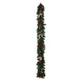 thumbnail image 1 of Christmas Wicker Decoration – 5ft Artificial Rattan Garland with Realistic Greenery, Scandinavian-Inspired Wall & Fireplace Décor for Holiday, 1 of 6