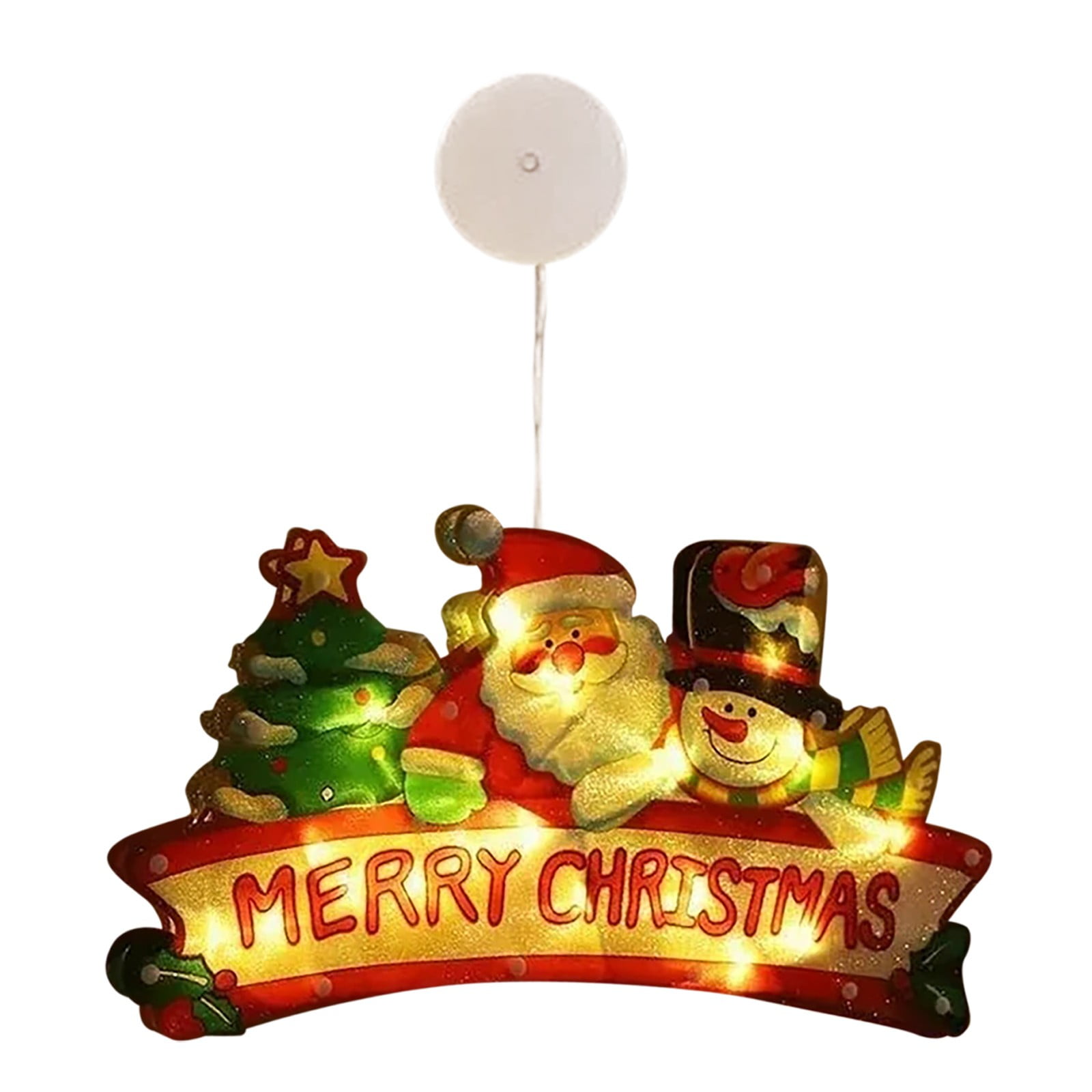 Kelly Bro Christmas Window Arrangement Hanging Lights LED String Lights