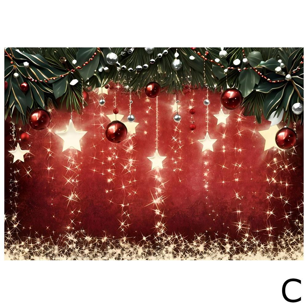 Christmas Window Backdrop Winter Snow Scene Xmas Party Background UK