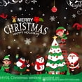 thumbnail image 1 of Christmas Window Cling Stickers, 4.9Ft Double Sided Snowflake Window Stickers, Santa Reindeer Window Stickers Decals for Winter Christmas Party Decorations, 1 of 4