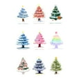thumbnail image 1 of Christmas Window Clings – 9pcs PVC Holiday Window Decals, Electrostatic Glass Stickers, Reusable No-Glue Decorations for Home & Mall Windows, 1 of 5