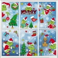 Christmas Window Clings For Glass Window 9 Sheets Christmas Grinch