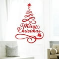 thumbnail image 1 of Christmas Window Clings Holiday Wall decals, Christmas Tree Window Vinyl Wall Stickers Home Decorations Gifts, 1 of 4