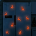 thumbnail image 1 of Christmas Window Clings Holiday Wall decals, Fluorescent Wall Stickers For Christmas Deer That Glows In The Dark Party, 1 of 2