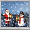 thumbnail image 1 of Christmas Window Clings Stickers, Santa Claus Snowman Snowflake Xmas Window Decals for Winter Christmas Party Decorations, Wall Decals for Holiday Party Supplies, 1 of 4