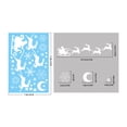 thumbnail image 1 of Christmas Window Clings - Winter House Decals, Simple Style Reusable Non-Adhesive Street Scene Border Stickers for Home, Cafe, Mall Glass Door, Christmas Decor, 1 of 6