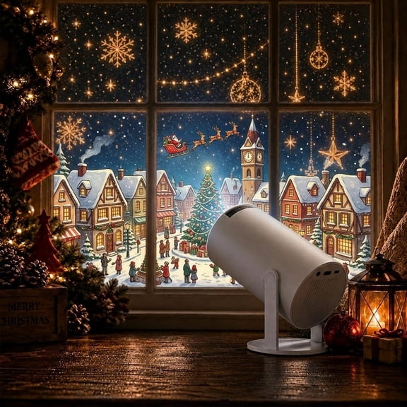 Christmas Window Projector, Snowy Window Projector for Christmas Decorations, Native Smart Mini Projector