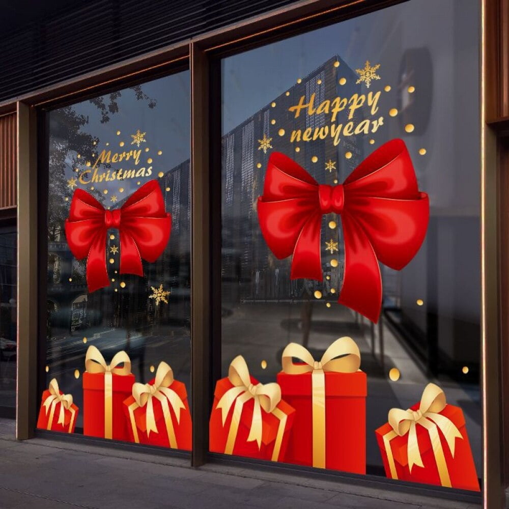 Christmas Window Stickers, Christmas Double Sided Window Decorations