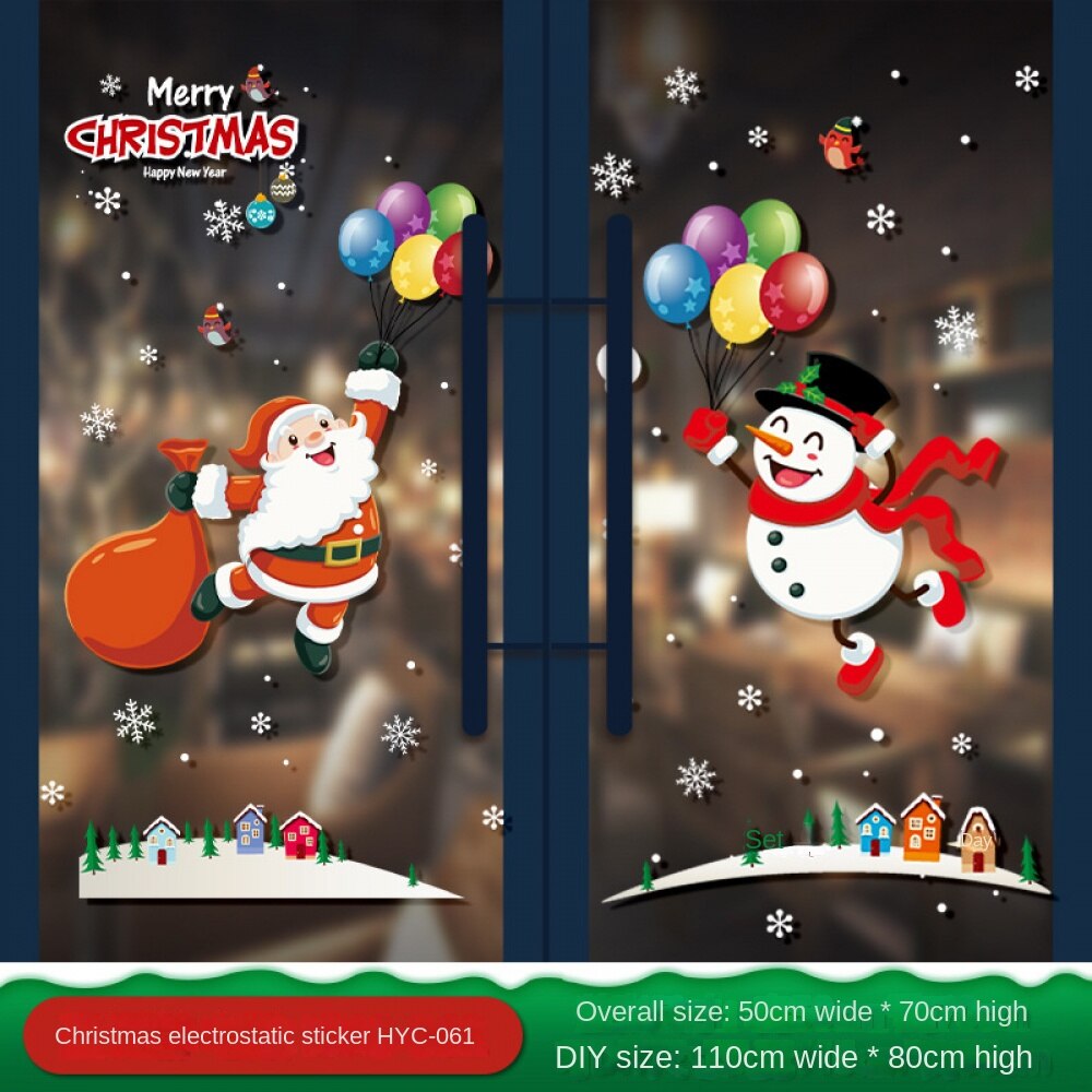 Christmas Window Stickers, DIY DoubleSided Christmas Window