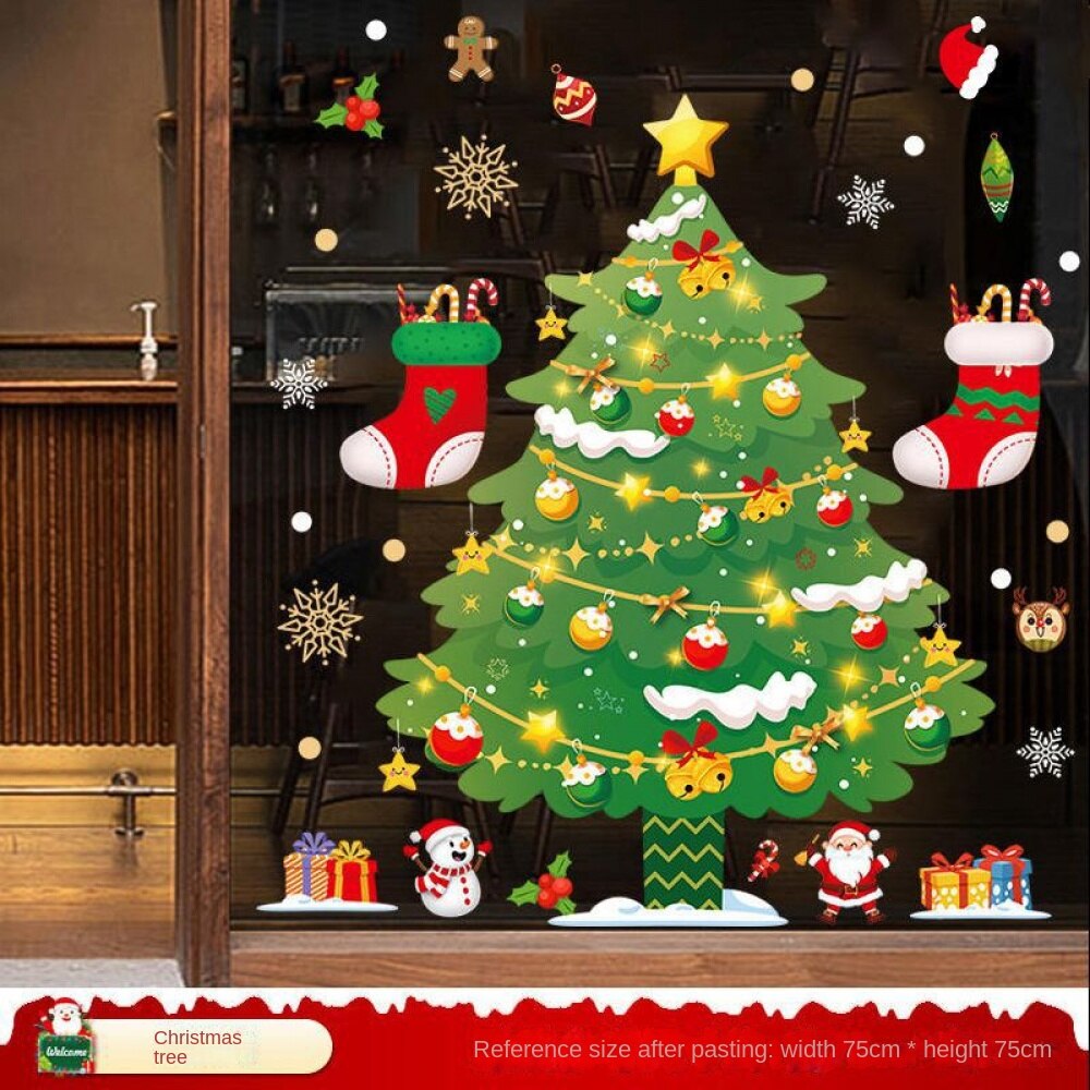 Christmas Windows Clings Stickers, Window Decals, Stickers for Windows