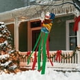 thumbnail image 1 of Christmas Windsock Flags Outdoor Hanging Christmas Decorations 39 Inch Snowman Santa Claus Elk Christmas Tree Hanging Decorations for Yard Garden Lawn Patio Holiday Party Winter Outdoor Decorations, 1 of 6