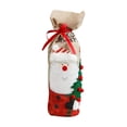 thumbnail image 1 of Christmas Wine Bottle Bag,Burlap Wine Bottle Gift Bag with Drawstring,Reusable Wine Bottle Covers for Xmas Christmas Wedding Birthday Holiday Party Decoration, 1 of 2