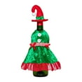 thumbnail image 1 of Christmas Wine Bottle Cover, Christmas Wine Bottle Cover Dress Clothes Set ,Handmade Wine Bottle Decorative Covers ,Wine Bottle Gift for Christmas Decorations Xmas Party Dinner Holiday Table Decor, 1 of 7