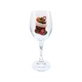 thumbnail image 1 of Christmas Wine Glasses Holiday Long Stem Glass Cups Clear Tumbler Glass Unique Christmas Gift for Party, 1 of 5