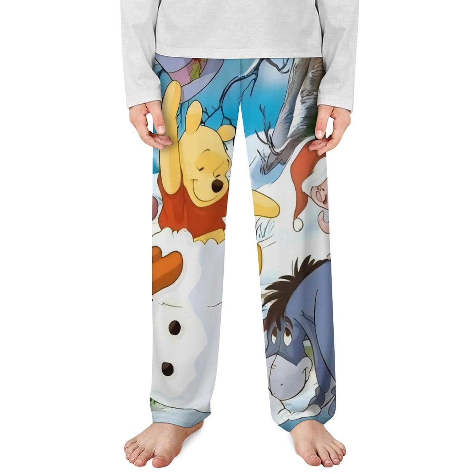 Christmas Winnie The Pooh Pajama Pants for Gils Boys Kids Cute Sleep ...