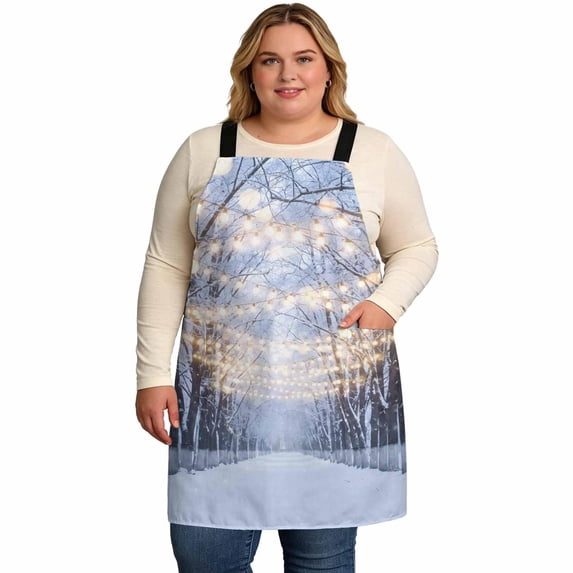 Christmas Winter Cooking Aprons for Men with 2 Pockets, 39