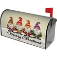 thumbnail image 1 of Christmas Winter Gnomes Mailbox Covers Magnetic Post Box Cover Wraps Large Size 25.5x21 in Inches for Garden Yard Decor, 1 of 7