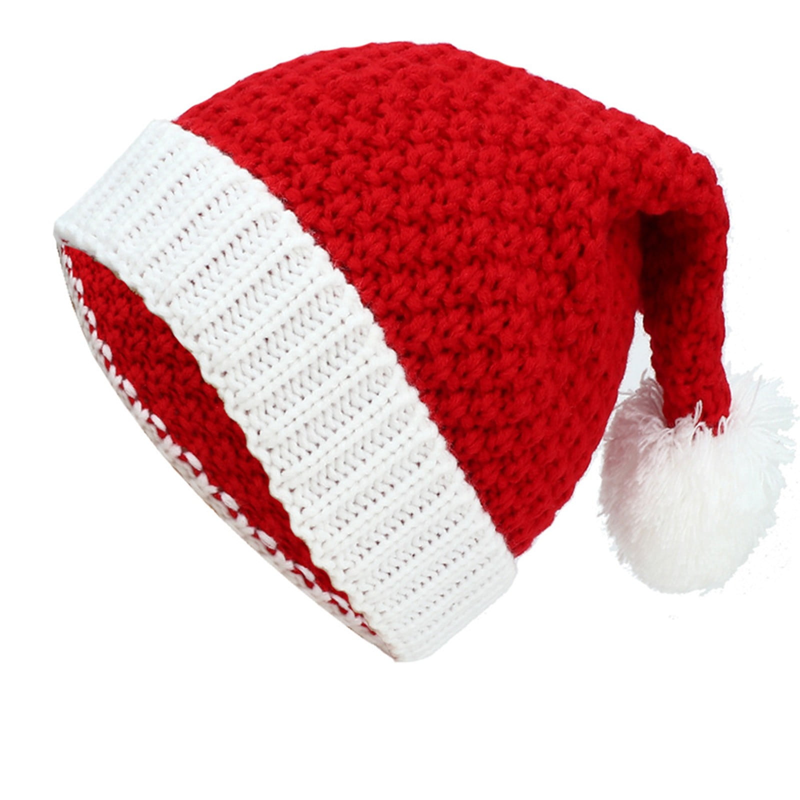 Christmas Winter Hat Warm Cable Knit Hats Soft Stretch Thick Cute