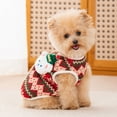 thumbnail image 1 of Christmas Winter Pet Sweater Vest for Small Dogs Knitted Cozy Apparel, 1 of 11