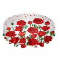 thumbnail image 1 of Christmas Winter Snowflake Gnome Round Tablecloth Waterproof Wedding Decor Table Cover Christmas Party Decorative Tablecloth, 1 of 6