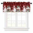 Christmas Winter Snowman Xmas Truck Poinsettia Fir Leaves Plaid Window