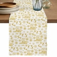 thumbnail image 1 of Christmas Winter Table Runner, Snowflake Xmas Flower Cotton Linen Kitchen Table Decoration Washable Dining Tabletop Runners for Home Party Decor 13x72 Inches, 1 of 9