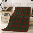 thumbnail image 1 of Christmas Winter Throw Flannel Blanket 50x60In Vintage Farmhouse Red Green Plaid Super Soft Cozy Bed Blanket, Lightweight Plush Fuzzy Bed Throw for Bedroom Sofa Couch Living Room, 1 of 4